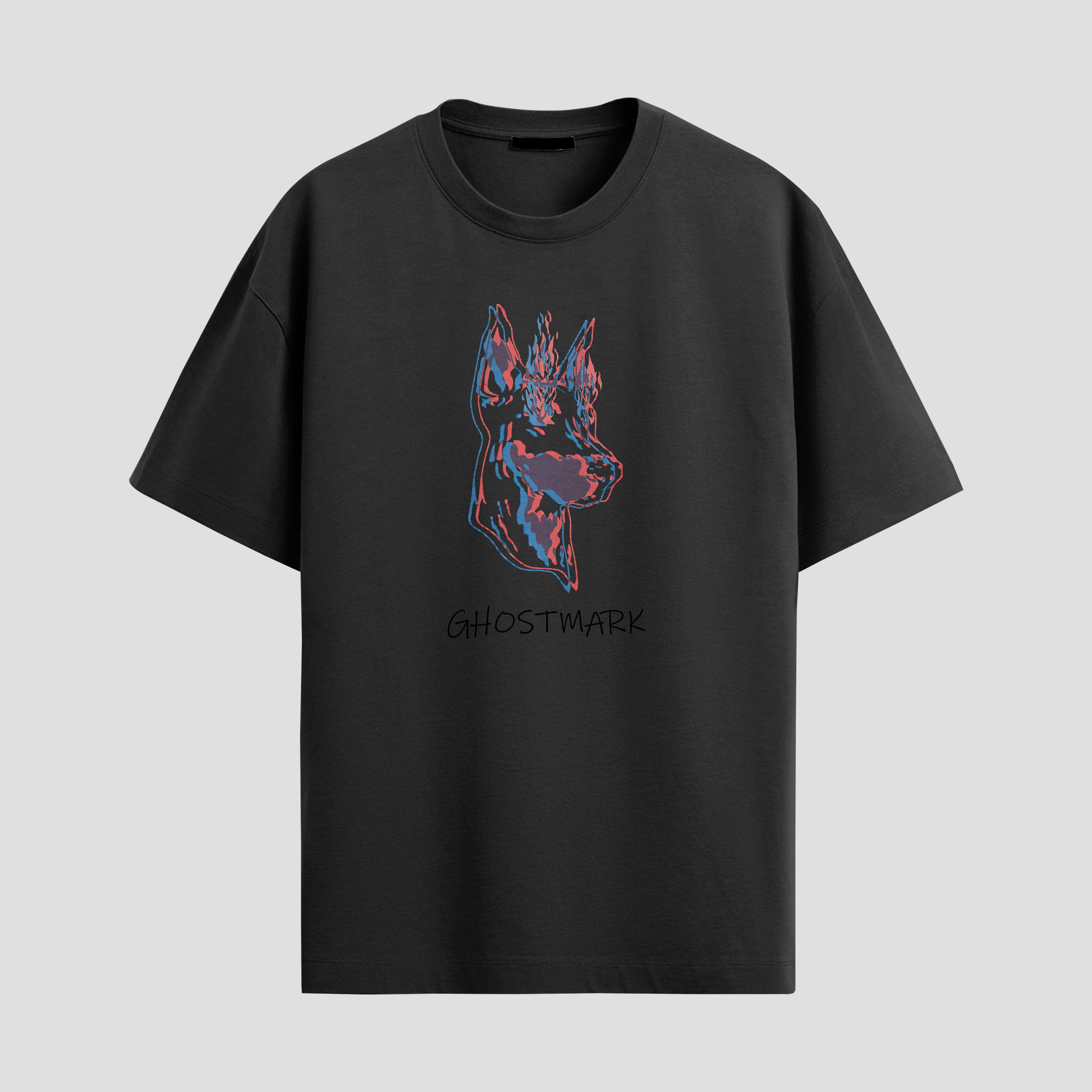 DoberCore - Alternative Oversized Streetwear Graphic T-Shirt Black