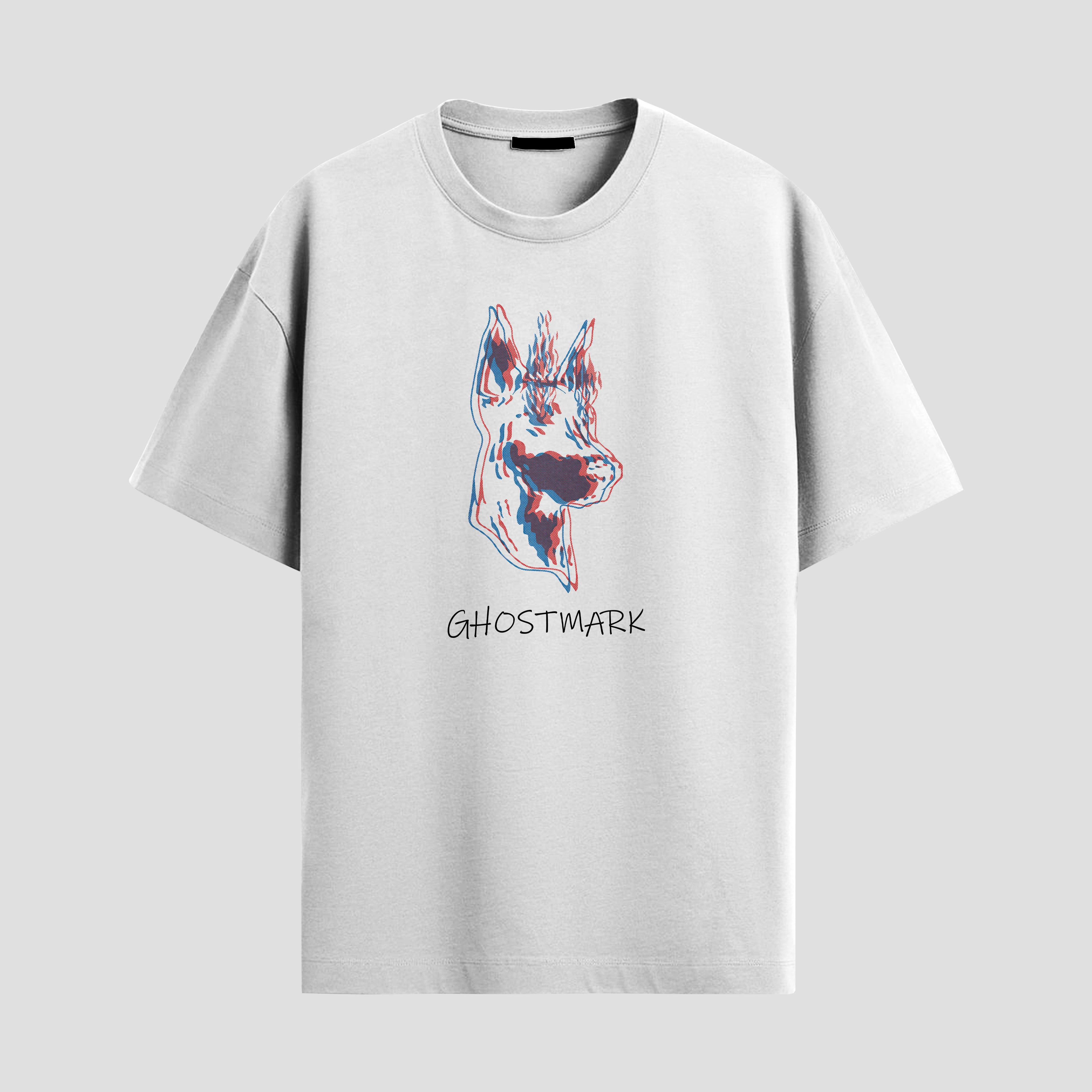 DoberCore - Alternative Oversized Streetwear Graphic T-Shirt White